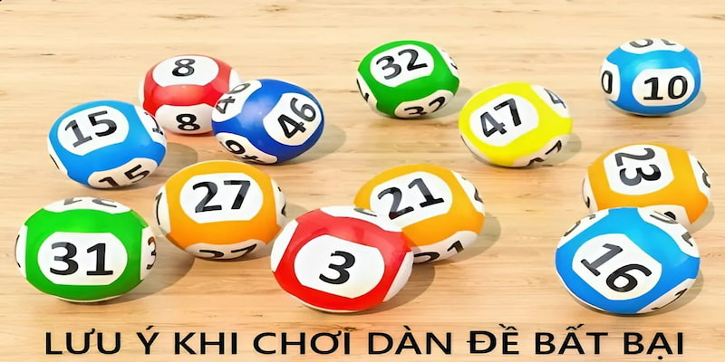 Các luu ý khi Áp dụng dàn đề bất bại tại 123win