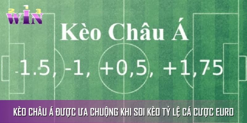 Kèo châu Á được ưa chuộng khi soi kèo tỷ lệ cá cược Euro Kèo châu Á được ưa chuộng khi soi kèo tỷ lệ cá cược Euro