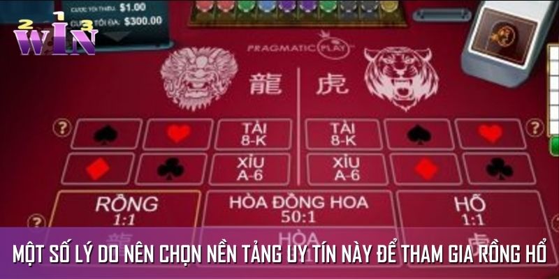 Một số lý do nên chọn nền tảng uy tín này để tham gia rồng hổ Một số lý do nên chọn nền tảng uy tín này để tham gia rồng hổ