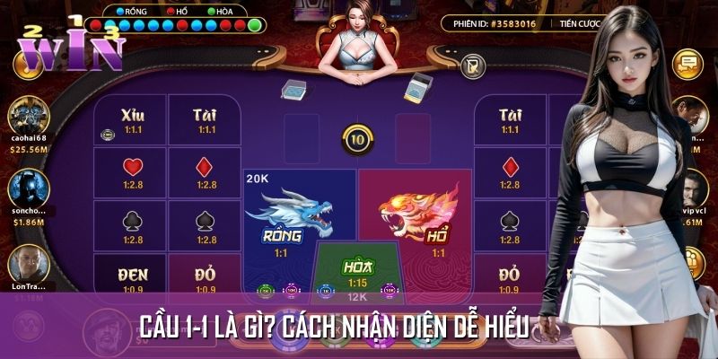 Nhận diện và cược theo cầu 1-1 Nhận diện và cược theo cầu 1-1