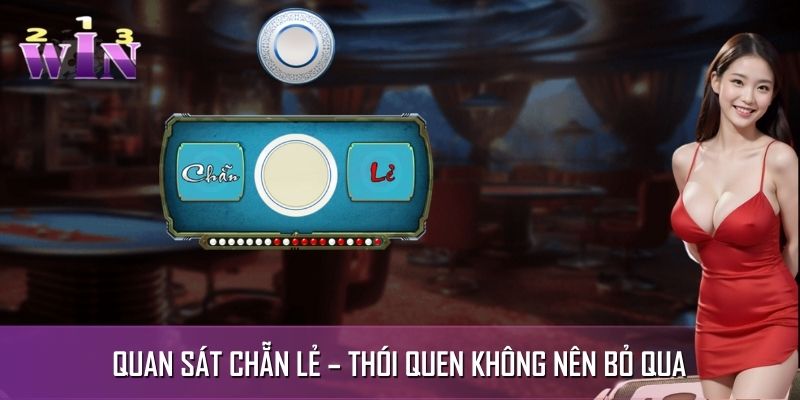 Quan sát tỷ lệ chẵn/lẻ là bước quan trọng đầu tiên Quan sát tỷ lệ chẵn/lẻ là bước quan trọng đầu tiên