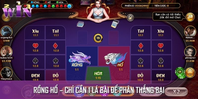Trò chơi rồng hổ cực đơn giản Trò chơi rồng hổ cực đơn giản