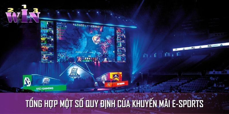 Tổng hợp các quy định trong khuyến mãi trong sảnh e-sports Tổng hợp các quy định trong khuyến mãi trong sảnh e-sports