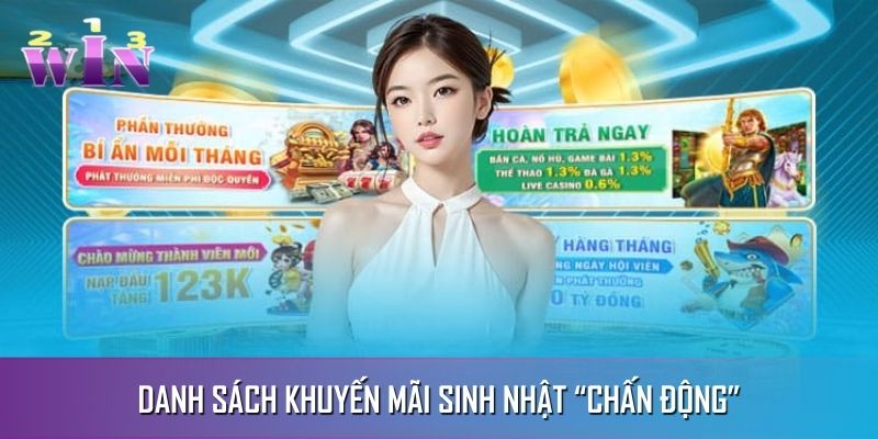 Bùng nổ chương trình khuyến mãi sinh nhật đặc biệt nhất năm Bùng nổ chương trình khuyến mãi sinh nhật đặc biệt nhất năm