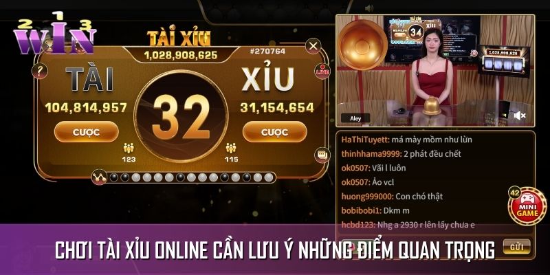Các lưu ý quan trọng giúp chơi tài xỉu online an toàn và hiệu quả Các lưu ý quan trọng giúp chơi tài xỉu online an toàn và hiệu quả