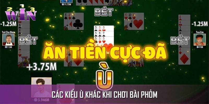 Các thể loại ù khác có trong phỏm Các thể loại ù khác có trong phỏm